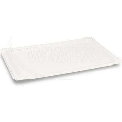 Wimex Papierová tácka FSC Mix biela 16 x 22,5 cm