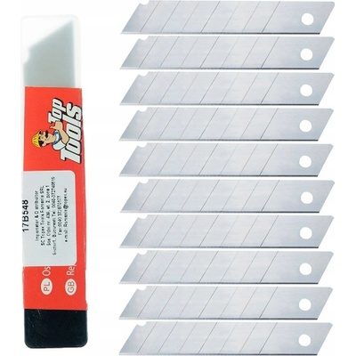 Náhradné lámacie čepele 18mm 10ks TOP TOOLS 17B548