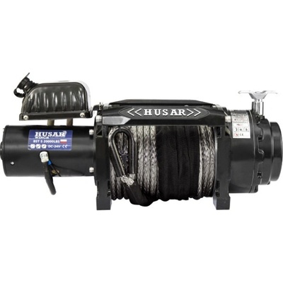 Elektrický naviják 9t 24V syntetické lano 28,5m HUSARWINCH BST S 20000
