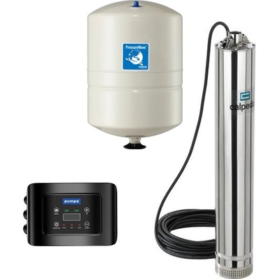 PUMPA e-line Drive-02 1,5kW + nádoba PWB8 SET MXS 306 0,9kW kabel 15m + frekvenční měnič