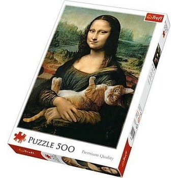 Trefl Mona Lisa and Purring Kitty 500 dielov