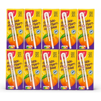 G & G Pomerančový džus pro děti 10 x 200 ml