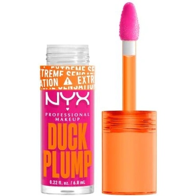 NYX Cosmetics Duck Plump блясък за по-плътни устни 6.8 ml нюанс 12 Bubblegum Bae