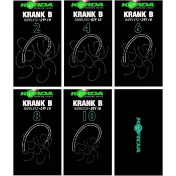 Korda Háčky Krank Barbelss (bez protihrotu) vel.8 10 ks