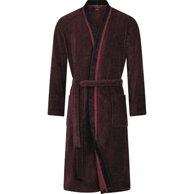 CAWÖ 4839 pánský župan kimono červeno-černá
