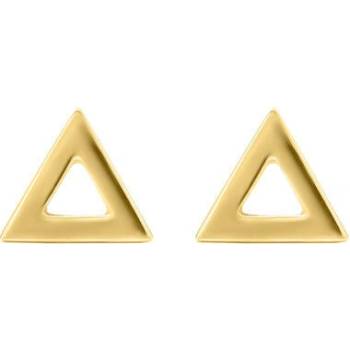Eppi zlaté trojuholníkové náušnice AirTriangle E33032