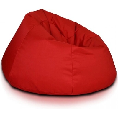 Intermedic SK sedací vak MAXI 140x70 cm z polyesteru rodinný vak, veľké kreslo, 570 l NC12 Červená