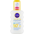 Prípravky na opaľovanie Nivea Sun Kids Pure & Sensitive spray na opaľovanie SPF50 + 200 ml