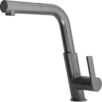 Image 1 of Твоят Стил - Кухненски Мивки Титаниев смесител за кухня с издърпваща се глава - Модел 3700