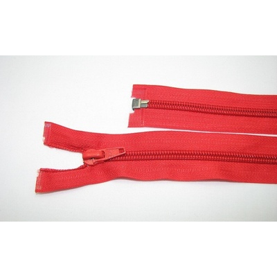 Zips špirála deliteľný 5mm - dĺžka 70cm,svetlo červený