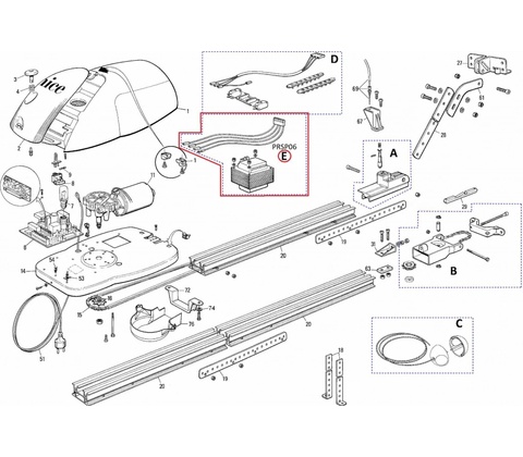 PRSP06 transformátor pro SP6100