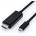 Roline Кабел USB C 3.2 Gen 2 - HDMI, 4K60Hz, M/M, 2 м, черен 11.04. 5841-10 (11.04.5841-10)