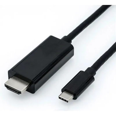 Roline Кабел USB C 3.2 Gen 2 - HDMI, 4K60Hz, M/M, 2 м, черен 11.04. 5841-10 (11.04.5841-10)