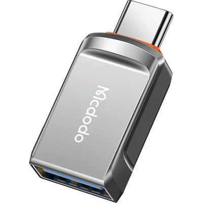 Mcdodo Адаптер Mcdodo OT-8730, USB 3.0 към USB-C, Сив (OT-8730)