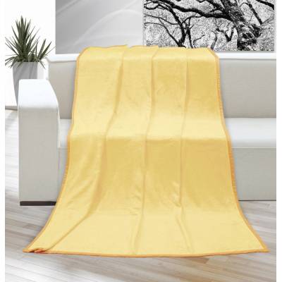 Brotex deka micro světle žlutá 150x200