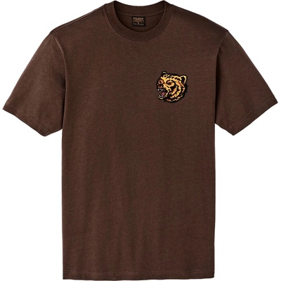 Filson Мъжка тениска Filson S/S Frontier Graphic T-Shirt - Dark Brown / Any Weather - размер XS (216-7644-0311)