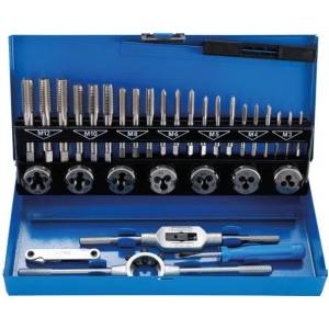 BGS technic Комплект hss-g плашки и метчици - метрични, 32 броя ; bgs 1925