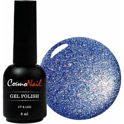 COSMONAIL gel lak Flashing Disco 027 Electric Blue 8 ml