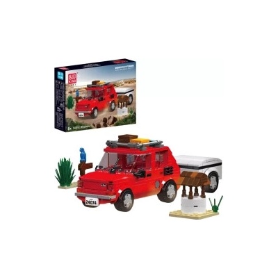 Mould King 24074 Automobil Fiat 126P dobrodružství v přírodě