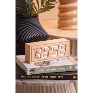 Karlsson Будилник Solid Wood Engraved (KA6024WD) Будилник