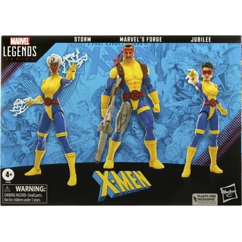 Hasbro Set Fans Marvel Legends Series 60th Anniversary X Men Storm, Marvels Forge & Jubilee 15cm F7025