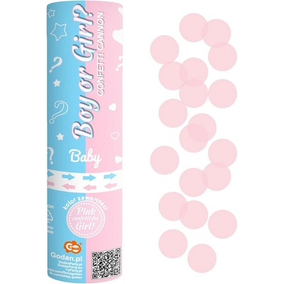 KONFETY vystřelovací Boy or Girl růžové 15cm – Zbozi.Blesk.cz
