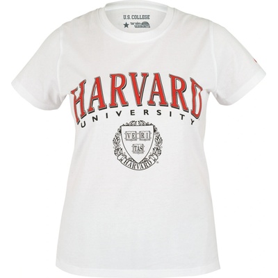 Dámské triko US College Sports Harvard/bílá – Zbozi.Blesk.cz