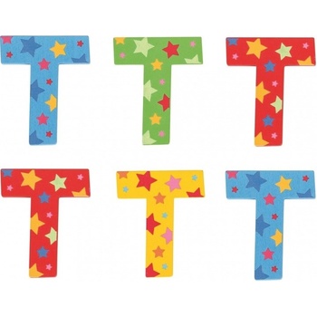 Bigjigs Toys hviezdičkové písmenko T