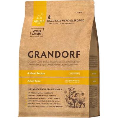 Grandorf Adult Mini Jehně & Krocan & Kachna & Divočák 8 kg