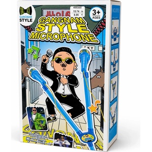  Детски микрофон Gangnam Style - музикална играчка за пеене 31629-1