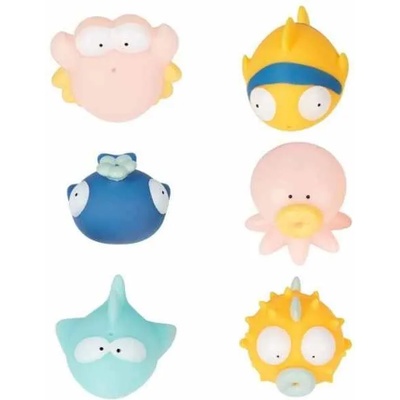 Badabulle Играчки за баня Badabulle - Pastel, 6 броя (B017022)