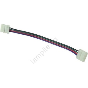 Polux Гъвкав бифациален connector за RGB LED ленти 4pin 10 мм (SA0598)