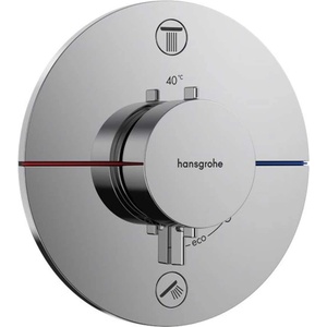 Hansgrohe ShowerSelect Comfort - Термостатен смесител за вграждане, за 2 консуматора, хром 15554000 (15554000)