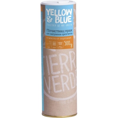 Tierra Verde Почистващ прах от сапунени орехчета с масло от портокал Tierra Verde, 500 g (8594165000941)