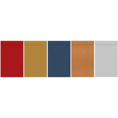 Dopisní obálka metallic 120g C4 229x324mm - mix barev