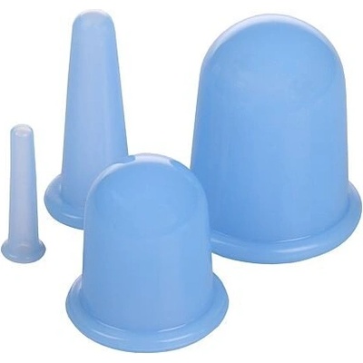 Merco Cups 4Pack masážne silikonové baňky modrá