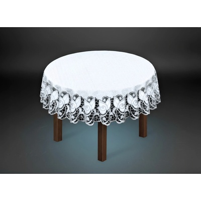 MyBestHome Žakárový ubrus Justyna kulatý šedá Ø 140cm – Zboží Dáma MyBestHome Žakárový ubrus Justyna kulatý šedá Ø 140cm – Zboží Dáma