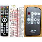 GENERAL AKAI APR-500 - съвместимо дистанционно управление на марката General (APR-500) Дистанционно