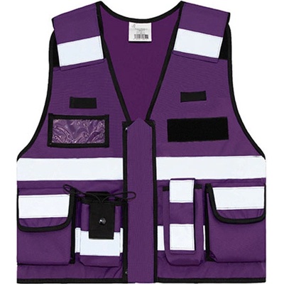 Korntex Bonn reflexní vesta pro speciální jednotky KX040 Purple