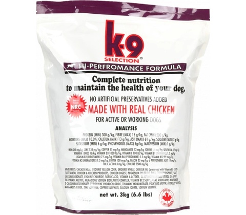 K-9 Selection Hi Performance 3 kg