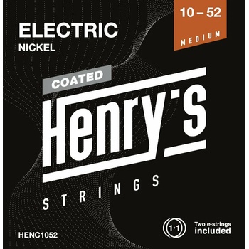 Henry's Coated Nickel 10-52 Струни за електрическа китара (HENC1052)