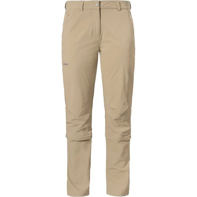 SCHÖFFEL Дамски панталон със свалящи крачоли Schöffel Women's Pants Engadin1 Zip Off Zip-off trousers - Brandon Beige - размер 34 (110-1176-0311)