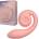 Вибратор за двойна стимулация, 12см. - Snail Vibe Gizi Pink (D-238269)