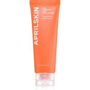 APRILSKIN Real Carrotene Acne Foam Cleanser дълбокопочистваща пяна за кожа с акне 120ml