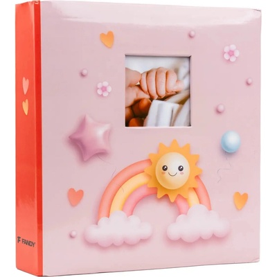 FANDY Fotoalbum samolepicí 22,5x28 cm 100 stran dětské Rainbow 2