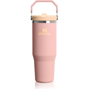 STANLEY IceFlow Flip Straw 2.0 Tumbler неръждаема термобутилка за вода Peach Rose 890ml
