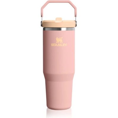 STANLEY IceFlow Flip Straw 2.0 Tumbler неръждаема термобутилка за вода Peach Rose 890ml