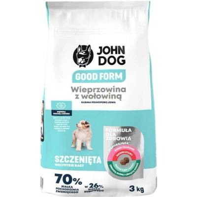John Dog Good Form Junior Pork with beef 3 kg