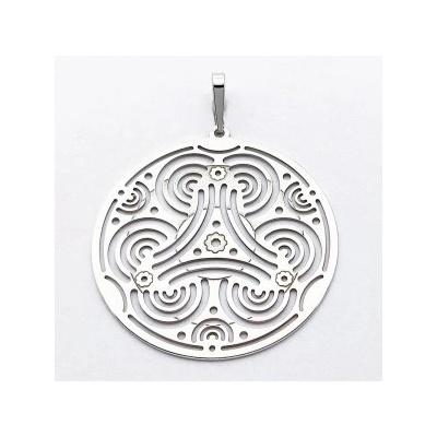 Zlato minerály Stříbrný přívěsek ornament PA1369mn