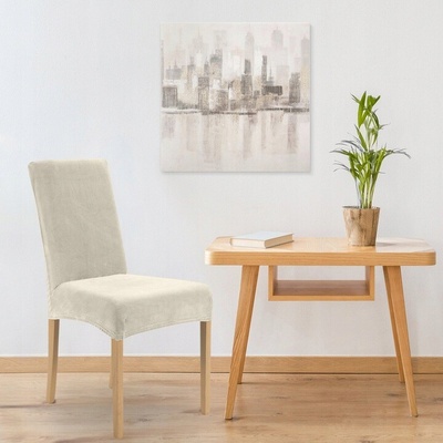 EUROFIRANY Poťah na stoličku VELVET 35x55x30 cm krémový